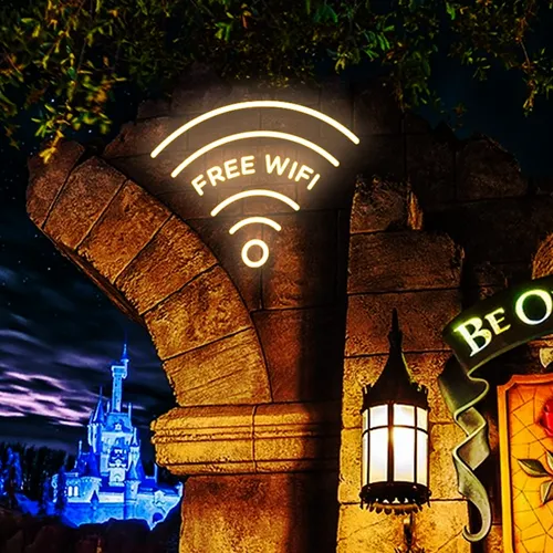 Free Wifi Neon Sign - Custom Pro Prints