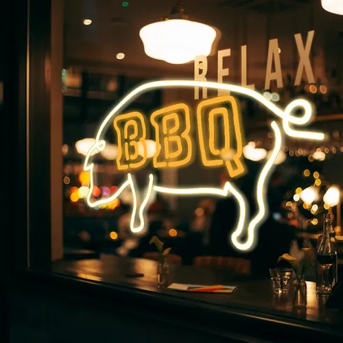 BBQ Neon Sign - Custom Pro Prints