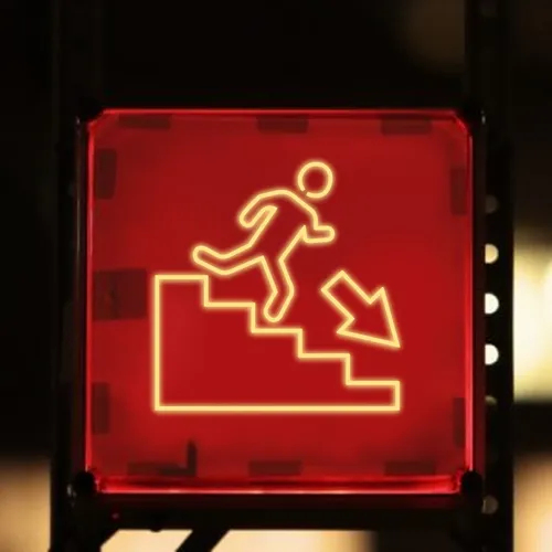 Emergency Exit Neon Sign - Custom Pro Prints