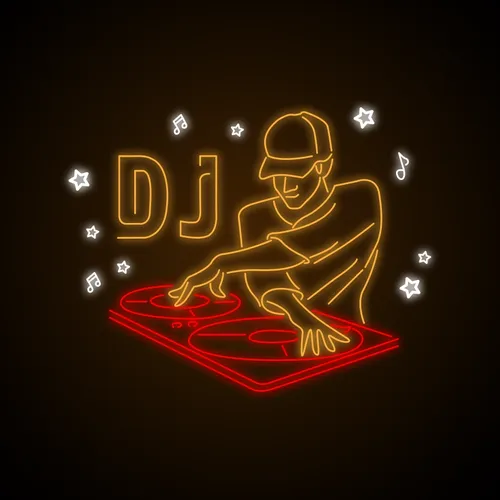 DJ Neon Sign - Custom Pro Prints