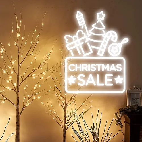Christmas Sale Neon Sign - Custom Pro Prints