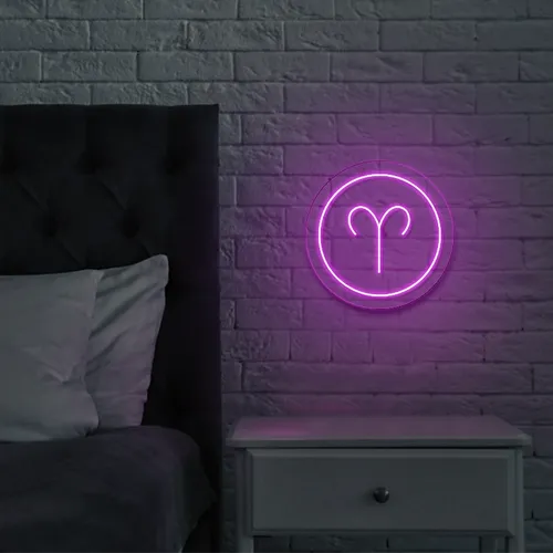 Aries Neon Sign - Custom Pro Prints