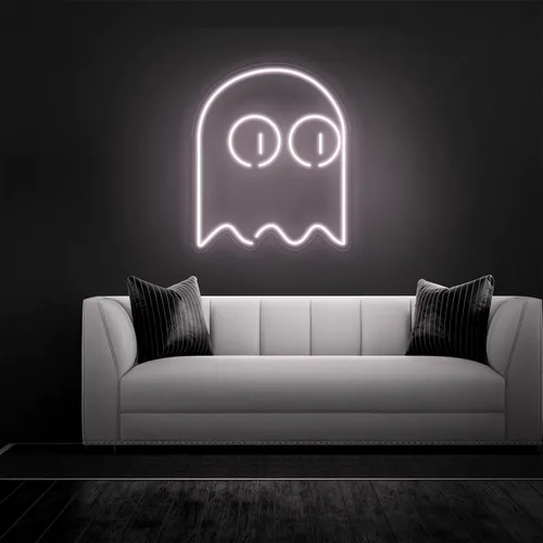 Ghost Neon Sign - Custom Pro Prints