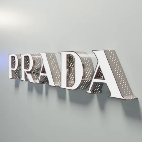 Frontbeleuchtungsschild mit Stanzlöchern - Imprint Now - DE