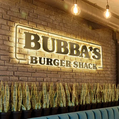 Hintergrundbeleuchtetes Schild - Imprint Now - DE