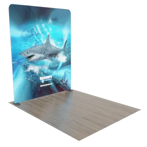 Custom Backlit Trade Show Display Tension Fabric 8' x 8' - Custom Pro Prints