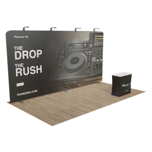 Custom Zip Up Trade Show Display 20' x 10' - Custom Pro Prints