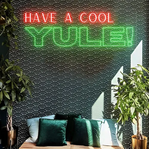 Have a Cool Yule! Neon Sign - Custom Pro Prints