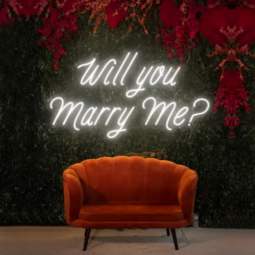 Will You Marry Me LED Neon Sign - Custom Pro Prints