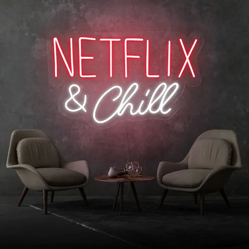 Netflix and Chill Neon Sign - Custom Pro Prints