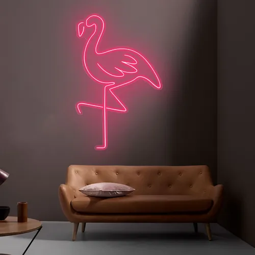 Flamingo Neon Light - Custom Pro Prints