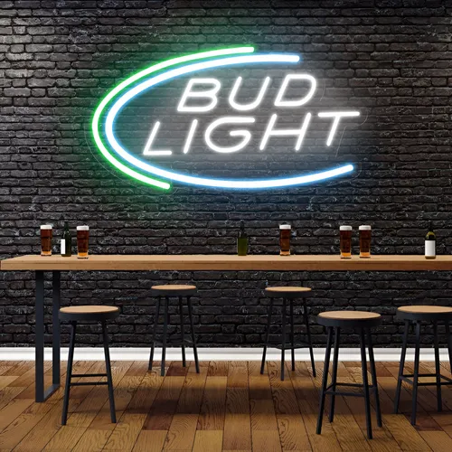 Bud Light Neon Sign - Custom Pro Prints
