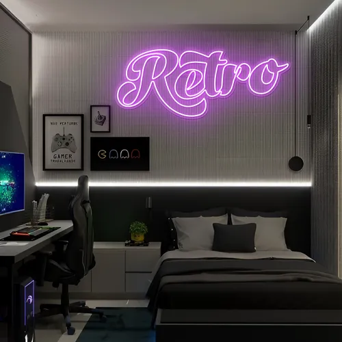 Retro Neon Signs - Custom Pro Prints