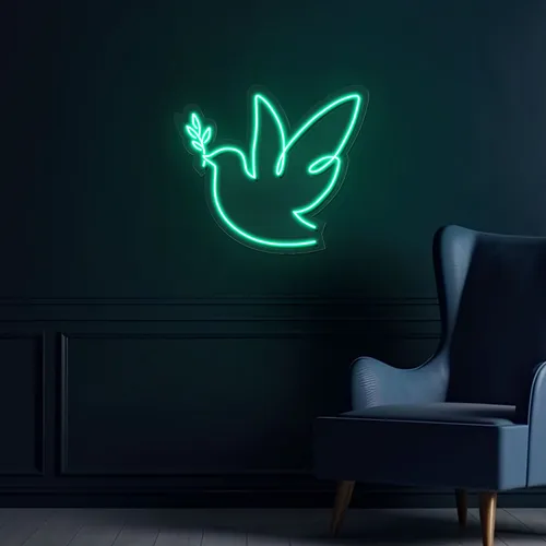 Bird Neon Sign - Custom Pro Prints