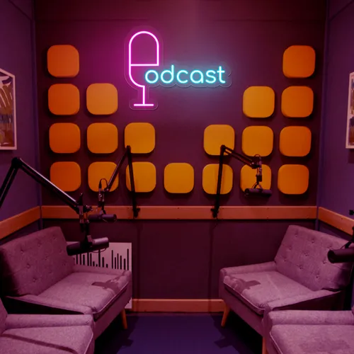 Cool Podcast Neon Sign - Custom Pro Prints