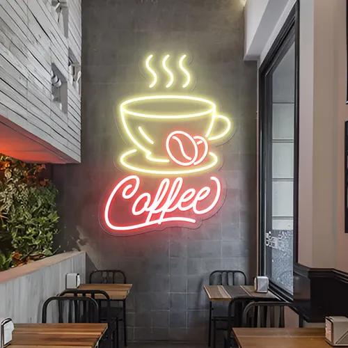 Classy Gleam Coffee Neon Sign - Custom Pro Prints