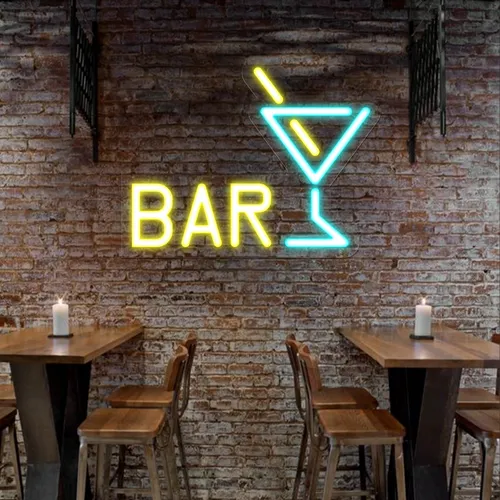 Martini Bar Neon Sign - Custom Pro Prints