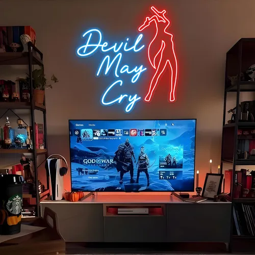 Devil May Cry Neon Sign - Custom Pro Prints