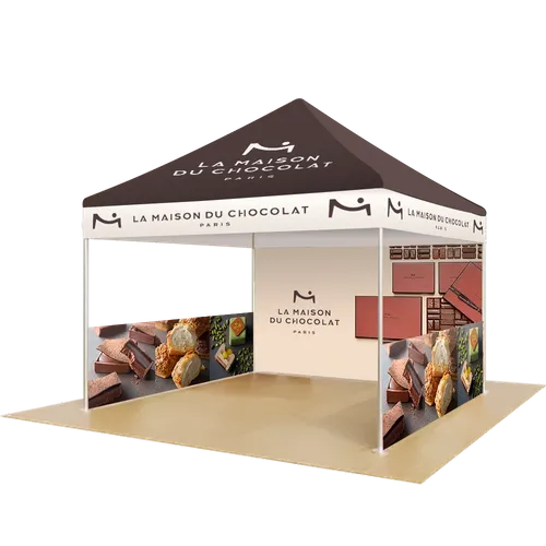 Tente d'extérieur personnalisée 3 m x 3 m - Imprint Now - FR