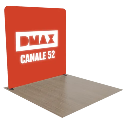 Espositore Fieristico Retroilluminato Personalizzato con Cornice Light Box 3 m x 3 m - Imprint Now - IT