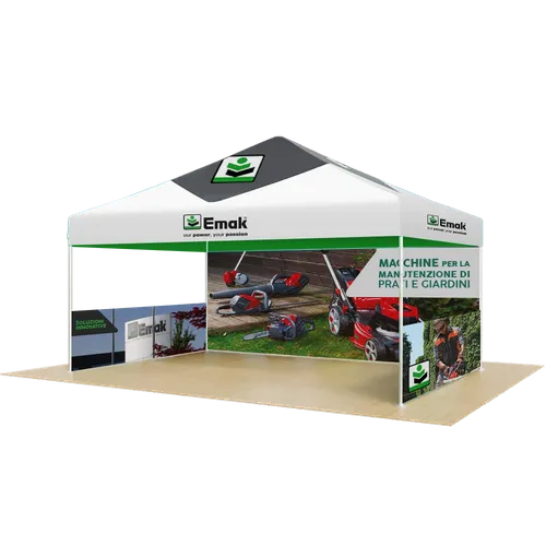 Gazebi a Baldacchino Impermeabili per Esterni Personalizzati 4,6 m x 3 m - Imprint Now - IT