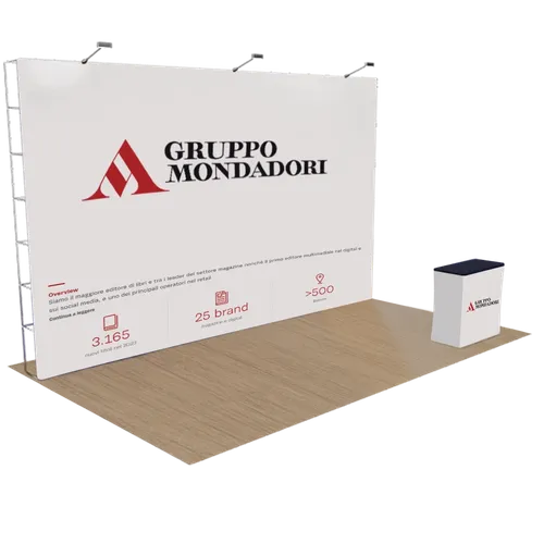 Espositori Pop Up Personalizzati per Fiere 6,1 m x 3 m - Imprint Now - IT