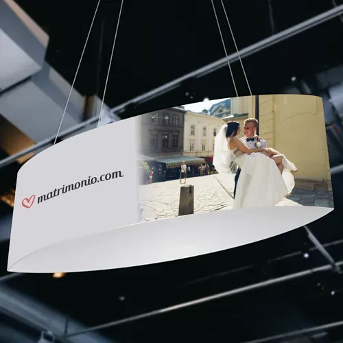 Insegne Sospese Personalizzate per Fiere, Centri Commerciali, Centri Congressi e Aeroporti - Imprint Now - IT