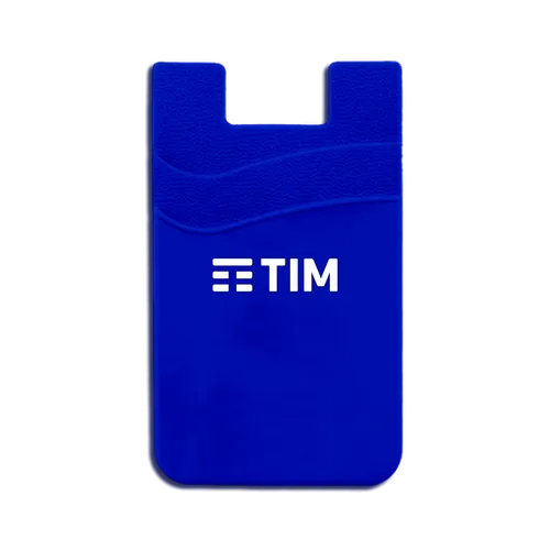 Silicone Phone Wallet Dual Card Holder - Imprint Now - IT