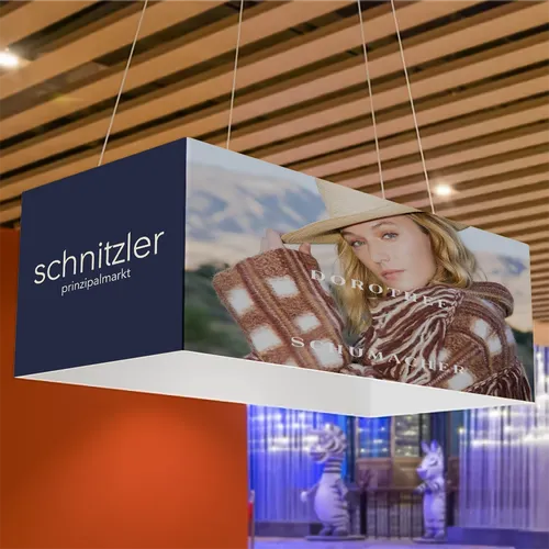 Personalisierbare Hängeschilder Aluminiumrahmen - Rechteckig - Imprint Now - DE