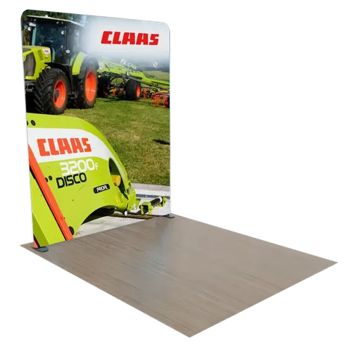 Individuelles, beleuchtetes Messedisplay mit Spannstoff 2,4 m x 2,4 m - Imprint Now - DE