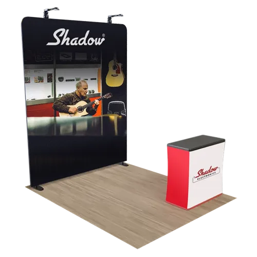 Individuelles Zip-Up Messedisplay Aluminiumrahmen 2,4 x 2,4 m - Imprint Now - DE