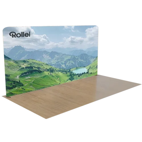 Individuelles, Hintergrundbeleuchtetes Messedisplay 6,1 m x 3 m - Imprint Now - DE