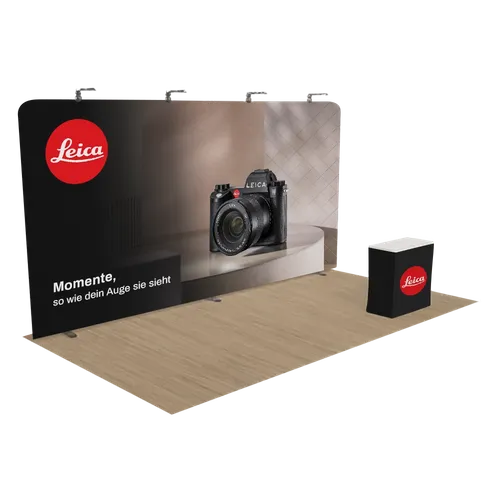 Individuelles Zip-Up Messedisplay 6,1 x 3,1 m - Imprint Now - DE