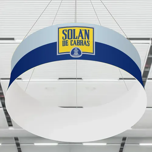 Carteles Colgantes Personalizados para Ferias - Círculo - Imprint Now - ES