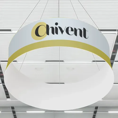 Gepersonaliseerde Trade Show Hangende Borden - Cirkel - Imprint Now - NL