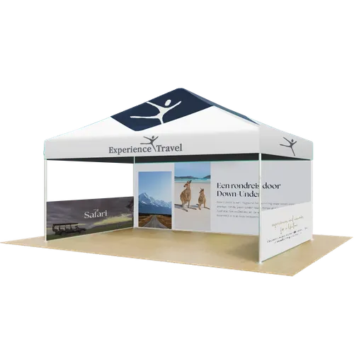 Gepersonaliseerde Outdoor Luifeltenten Waterdicht 4,6 m x 3 m - Imprint Now - NL