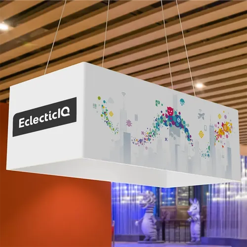 Gepersonaliseerde Overhead Hangende Borden Aluminium Frame - Rechthoekig - Imprint Now - NL