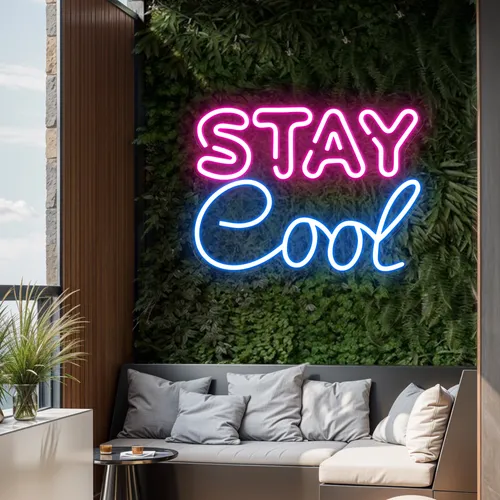 Stay Cool Neon Sign - Custom Pro Prints
