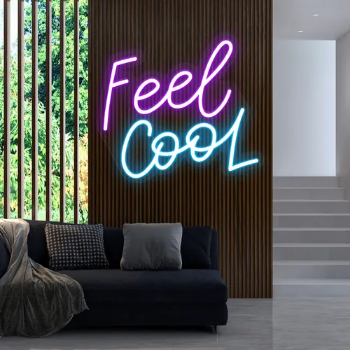 Feel Cool Neon Sign - Custom Pro Prints
