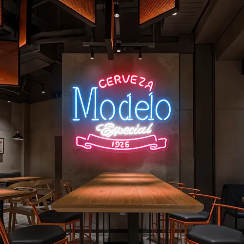 Modelo Neon Signs - Custom Pro Prints