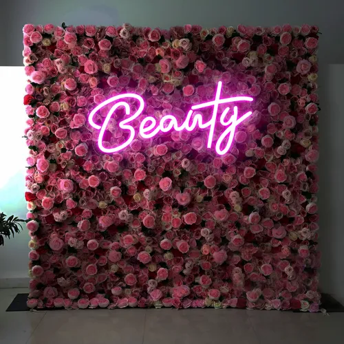 Radiant Beauty Pink Neon Sign - Custom Pro Prints