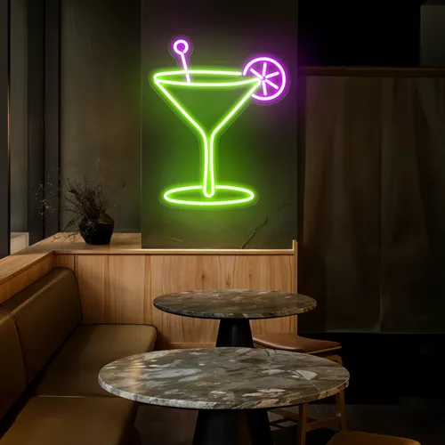 Lush Glass Neon Sign - Custom Pro Prints