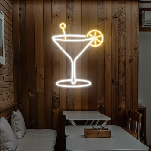 Glow Glass Neon Sign - Custom Pro Prints