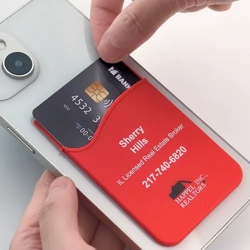 Silicone Phone Wallet Card Holder - Stealth Patches