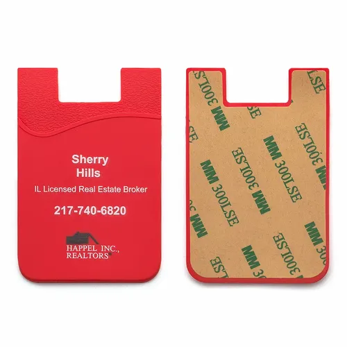 Silicone Phone Wallet Card Holder - Stealth Patches