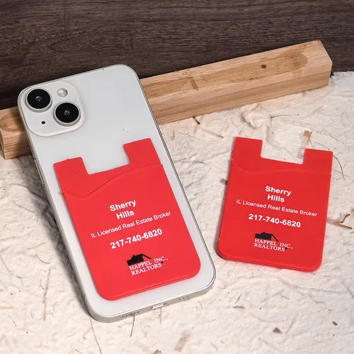 Silicone Phone Wallet Card Holder - Stealth Patches