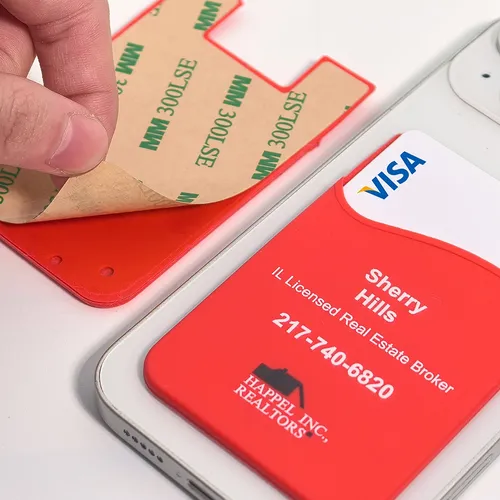 Silicone Phone Wallet Card Holder - Stealth Patches