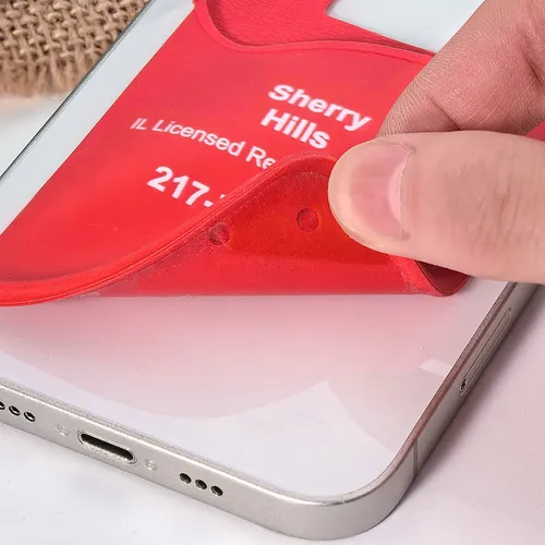 Silicone Phone Wallet Card Holder - Stealth Patches