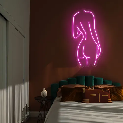 Body Outline Neon Sign - Custom Pro Prints