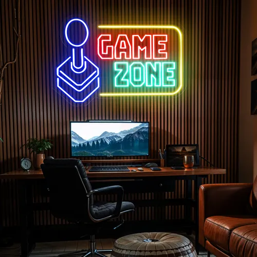Game Zone Neon Sign - Custom Pro Prints